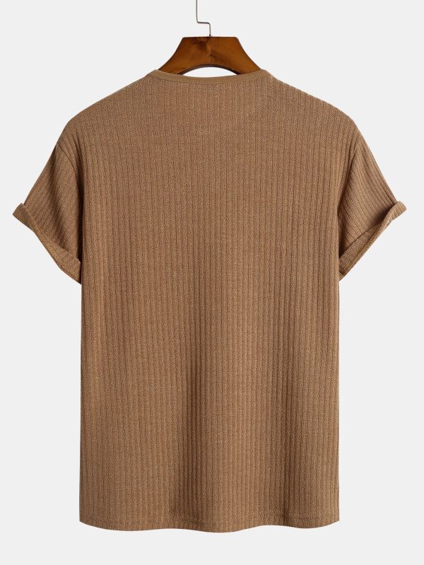 7c8d9cc0c903655a31227e30a435b7f8316696fc94ef39c29199947457b8f3d5.jpg Muscle Fit Ribbed Henley Shirt