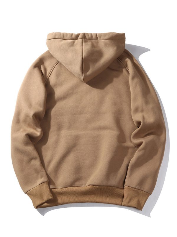 Hip Hop Style Bear Print Hoodie