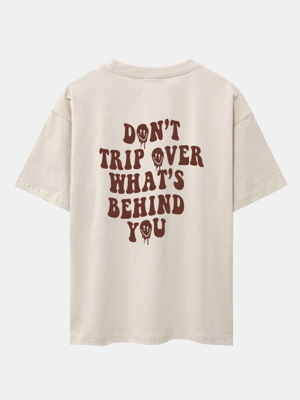 88db61db9d080ee93d77e409f5dd302ac70ee7e4fb46f7dc11568aee64f452ec.jpg Slogan Back Print Oversize T-Shirt