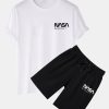 NASA Print T-Shirt & Shorts