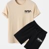 NASA Print T-Shirt & Shorts