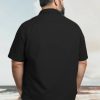 Men's Big Size Vacation Casual Hawaiian Short Sleeve Shirt 012