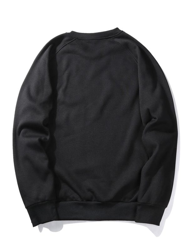 Nasa Bear Print Raglan Sleeves Sweatshirt
