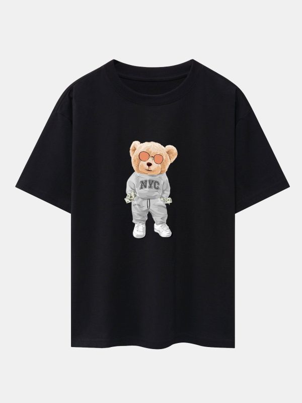 94963e558cd7b11433c149f8f7f478438660cc6dd5baad8d124f46bd5950bfcd.jpg Rich Bear Print Heavy Weight Oversize T-Shirt