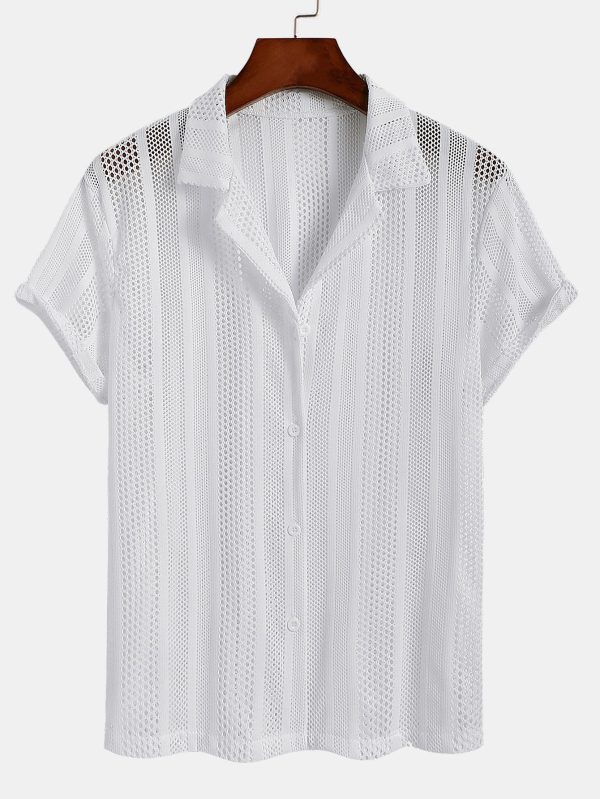 Mesh Textured Shirt