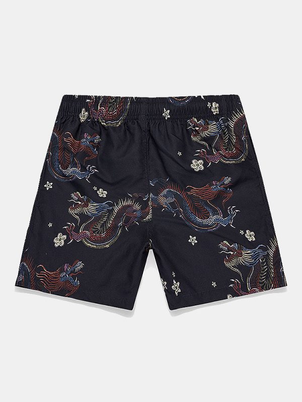 96a6d6d66f56c42b0d09e4da0949c3146faa3a413bec0dc527a02dbf6a7a233a.jpg Dragon Floral Print Button Up Shirt & Dragon Print Swim Shorts