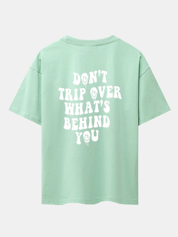 9767e8d65f27527b0daf16f48fc1b20c9d570b2998eb0521e6a756ce1ef16f2f.jpg Slogan Back Print Oversize T-Shirt