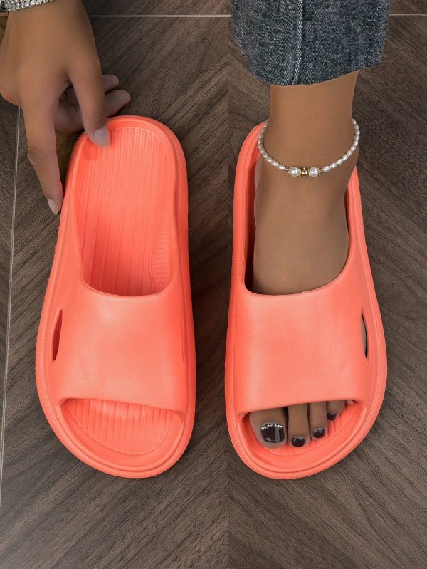 Women's Eva Silent Indoor Slippers, Non-slip & Comfortable Open Toe Casual House Slides
