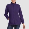 98c5fd01633c85c15559efdc8df7322c27ba8d13ec819f0951b2491d3dc00c87.jpg Women's Fleece Jacket Soft Full Zip Warm Long Sleeve with 2 Zipper Pockets Winter Jackets