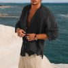 9f51578e0c086b6b76694232cc0fb09bfc59106253d21bc20ec1038fa9685c40.jpg Men's Linen Simple Design Long Sleeve Shirt