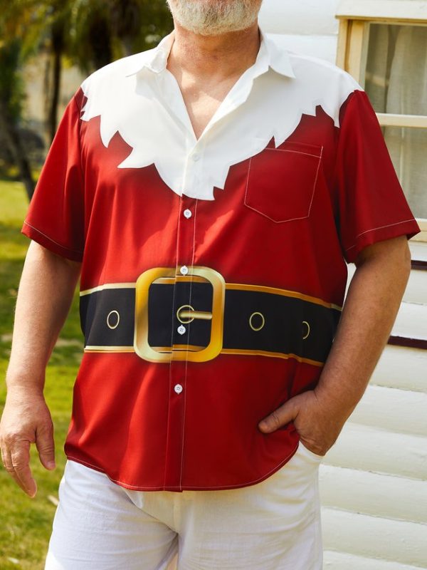 a13e93632fc51fcb3b25cb099fbe956fa21b688074fdd279f07130df3d0a8360.jpg Big Size Christmas Short Sleeve Hawaiian Shirt