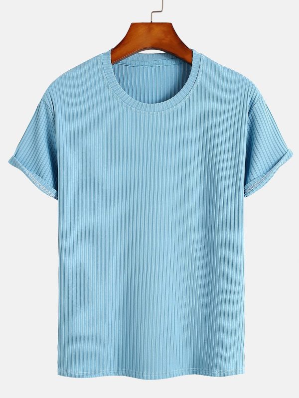 a39ded7cb0c65a0f17ca1f5636fcda7341a91a1156922450d91e49a45bd9d02f.jpg Basic Slim Fit Ribbed T-Shirt