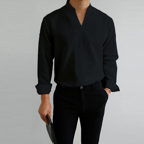 a4e049cc3e260b2f85f7cf307d47a28947a649ac4590d5090c963c163e476e4a.png Gentlemans Simple Design Casual Shirt