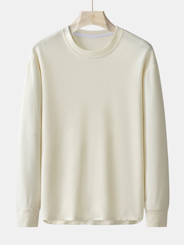 a6f18d8cd1ed4bcff6b35bbd8d4bf0d2cecaf1eb64dac3037ba376ab8c752515.jpg Long Sleeve Relax Fit Knit Ribbed T-Shirt