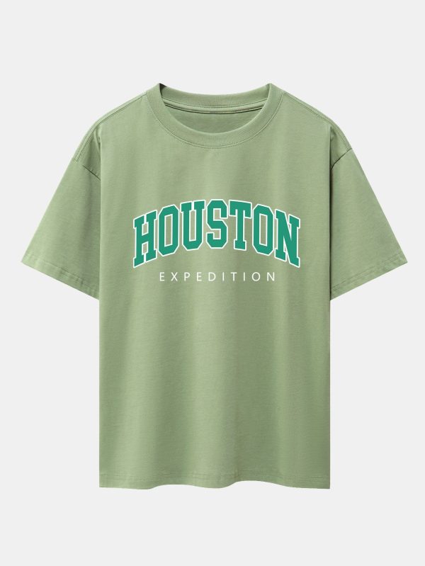 a926a969736453c3c82bee3c23af7e4aadcb29803f1237e19d0b8fd3533015a6.jpg Houston Print Drop Shoulder Oversize T-Shirt