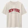 abbe30d83a859a31d1e86cba70b0c1085382aede1b504b1969267902df5cbddc.jpg New York Print Drop Shoulder Oversize T-Shirt