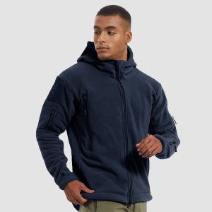 ae199e6e17ae6f84503ab22f9c5dd1b4da41ff233502b69a51957f557347aae1.jpg Men's Hoodie Fleece Jacket with 6 Zip-Pockets Warm Winter Jacket Military Tactical Jacket