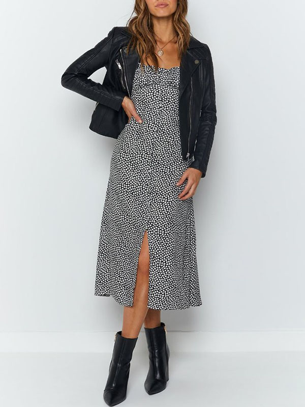 ae92f4b0ee2deb58ccc1ee90df248bdff32f09b0e4995b60d180e5cf8918c39d.jpg Sexy Square Collar Printed Split Dress