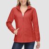 b17b44dafa59537f25c5bb2654f4db8f89d08b418c62b211164829d735edf2c7.jpg Women's Fleece Jacket Soft Full Zip Warm Long Sleeve with 2 Zipper Pockets Winter Jackets