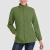bc6b8243873bbd6a558255ff7191ea6ab4d5085cd97a71db5f3ba5ddd2860f7b.jpg Women's Fleece Jacket Soft Full Zip Warm Long Sleeve with 2 Zipper Pockets Winter Jackets
