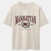 Manhattan Varsity Print Heavy Weight Oversize T-Shirt