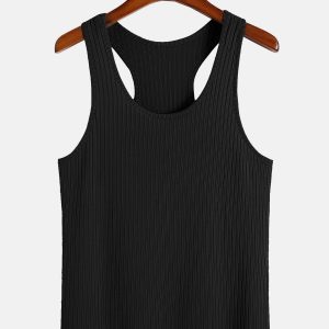 c01adde75570034b3735e5828b9e253b6040a9fa54111b97f7f90b2b85ce8ded.jpg Basic Slim Ribbed Racer Back Tank