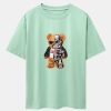 c05a95ce0c72f484744d405451452b97034ddfe1d47411e69d4643b6136eea78.jpg Robot Bear Print Heavy Weight Oversize T-Shirt