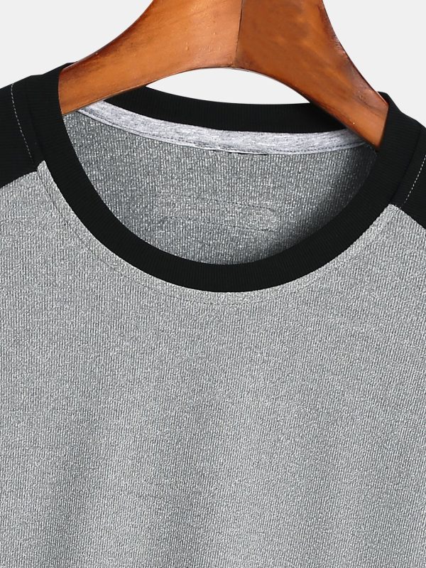 c17497c636d1688921a82e3c2d37a2fd8125bb5b9e0dbcfe7e064bd8e14249f0.jpg Muscle Fit Paneled Textured T-Shirt
