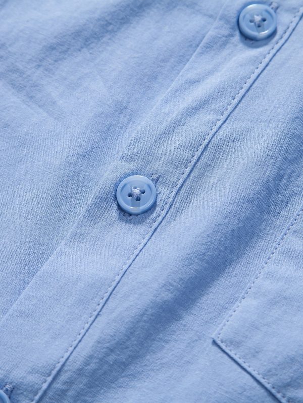 c2ea2f3726f2b9f6b58a9614433e9a906120c88e076350c9580665ba5b806707.jpg Long Sleeve Linen Look Henley Collar Shirt