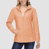 c2ffb0f6261687c913a15e791851dd89111f85adcae312820e5f26daa0d8be7f.jpg Women's Fleece Jacket Soft Full Zip Warm Long Sleeve with 2 Zipper Pockets Winter Jackets