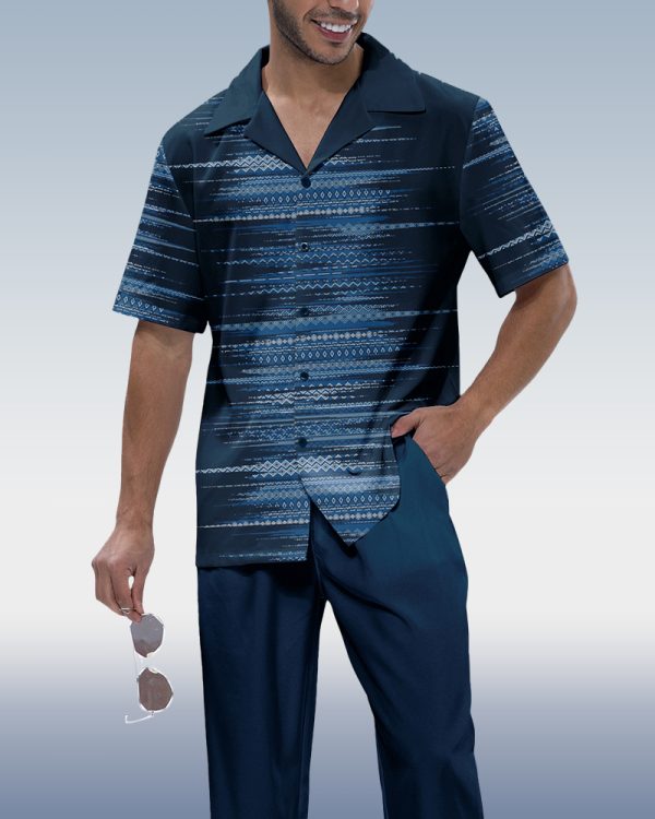 c563e66be28c7c5d1271a91e7c64b66ab7afab0cbc674dff8b3ee6d133bece67.jpg Suitmens Men's Solid Short Sleeve Walking Suit 3 Colors