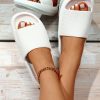 c66e43745dd67287291e0c48b529e04c385168d8c72552df29eca88377c4f247.jpg Women's Fashionable Minimalist Open Toe Slides