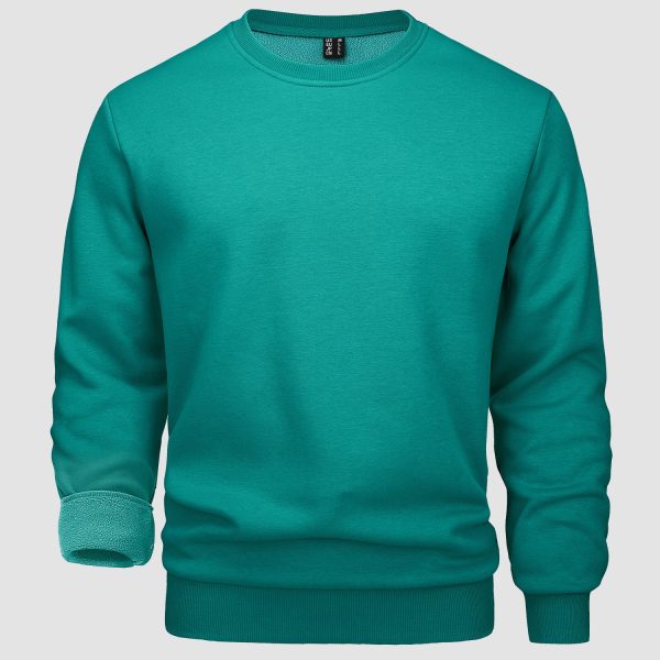 c7438d482093d424d2fbfd28b09444867031ce2f1e1d15a12a86d7acee1f180a.jpg Men's Crewneck Sweatshirt Long Sleeve Casual Warm Fleece Pullover Hoodie
