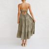 c7dfaea3fea8a8d6a56c7d0e49312980697a48228216ecb9381079a59f74f870.jpg Fashion Strap Cake Dress