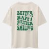 cb44921c369d32dfcb888e549261c754a5255322658a4215464af6d66112ad37.jpg Slogan Floral Back Print Oversize T-Shirt