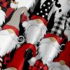 Christmas Gnome Chest Pocket Short Sleeve Casual Shirt
