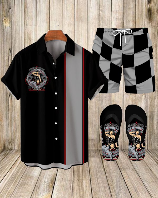 d3a1b387d876f3ff52fe4a43258fff4754b8f6cef02baa835d79a3073d24b555.jpg Suitmens Men's Spring Classic Car Shirt Three-Piece Set 072