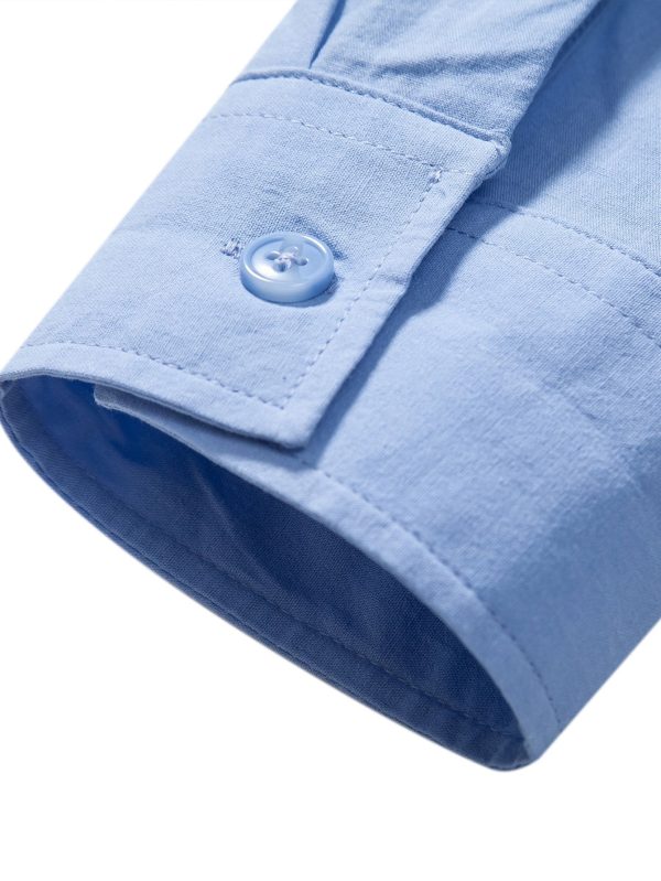 d572fd30373483511939bbf3532e8e59d9b22545f8803dc918ecb3715c51b1fe.jpg Long Sleeve Linen Look Henley Collar Shirt
