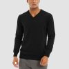 d71a0177a8b98515ac13bd25a1d59865bd1ebdca798d5bf686c846fb6cd79909.jpg Men's Pullover Sweaters V-Neck Long Sleeve Cotton Sweatshirt