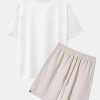 d78f8116823dcb5c7687649aa5ca178ad6bafa9e75eb56f8f1f21b51ea713c46.jpg Heavy Weight Oversize T-Shirt & Loose Fit Drawstring Waffle Shorts