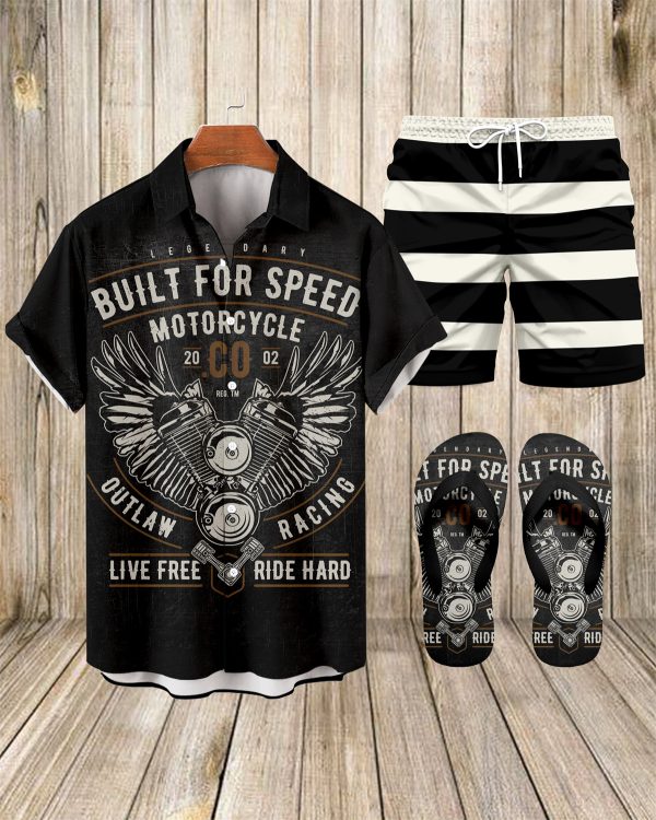 da9b19b5514a5c463abed617e0ac9e2ead971c220479fe91ac18242393c39db6.jpg Suitmens Men's Modified Motorcycle Print Shirt Three-Piece Set 064