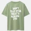 dd423c4fbca77fcc2beb138c0f7a022e177b1b8171c543720c2e4925dd8b8322.jpg Slogan Back Print Oversize T-Shirt