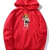 Astronaut Bear Print Hoodie