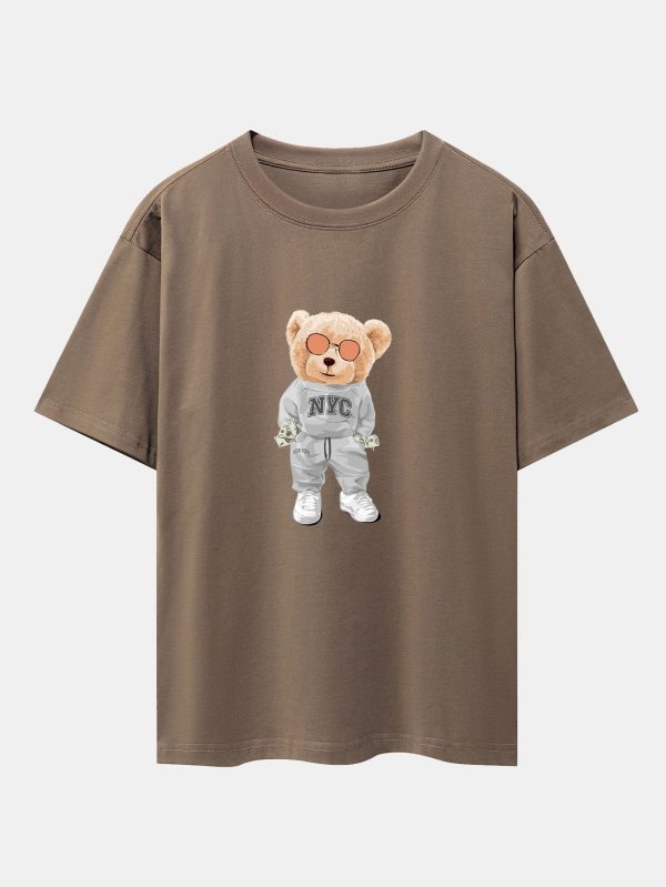 decf4be9a26da1b17524df1e2419ed16f2b7ff91689a3c7acd6aa23ed9c3afe8.jpg Rich Bear Print Heavy Weight Oversize T-Shirt