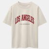 df53c003f1a3f714b2ed967f272fba44e8dc27069365b63ed19b165c5790fc13.jpg Los Angeles Print Drop Shoulder Oversize T-Shirt