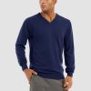 e25886bfdacf7dd5e5701843cb8b30c309c49218892580d0cd94005fd1c908d0.jpg Men's Pullover Sweaters V-Neck Long Sleeve Cotton Sweatshirt