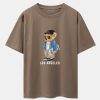 e5138777f11dd99cd77f976fb1af26a6a7ada062c030516bd6fe1c5cf5d3648e.jpg Los Angeles Skate Bear Print Heavy Weight Oversize T-Shirt