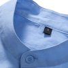 e6d0e7a0bf437867067d3dc4031e933381608b6bc5fad7f3d7bc54153abd877b.jpg Long Sleeve Linen Look Henley Collar Shirt