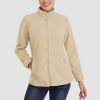 ebac318760727c3dfc84e13dc4926819d24e05c7fd8cd35297c135769c43cfd6.jpg Women's Fleece Jacket Soft Full Zip Warm Long Sleeve with 2 Zipper Pockets Winter Jackets