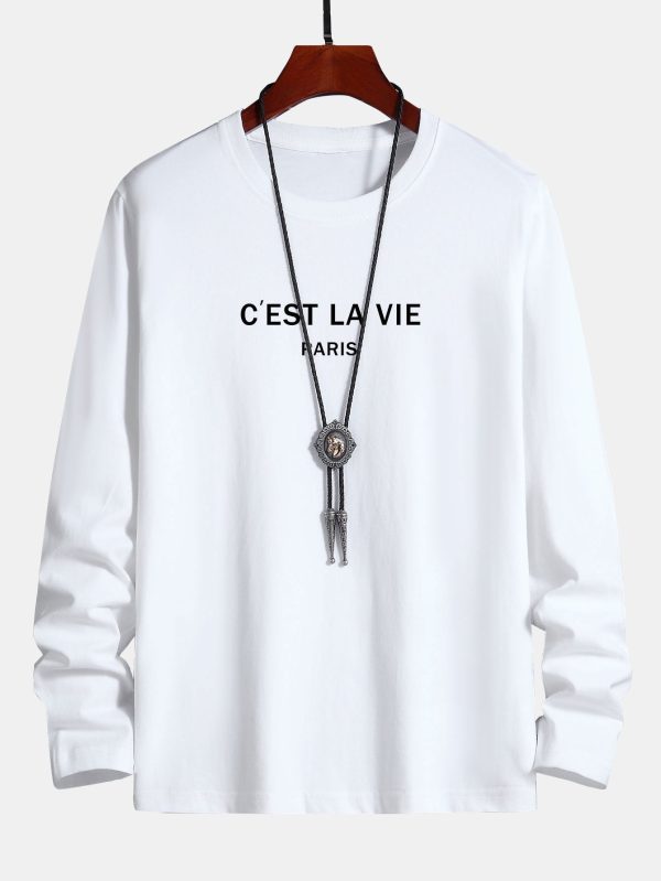 f0917808612c5edfcdf4ab80987457d319e3d17f02612b4c6edd2bf5dc330e31.jpg Long Sleeve Paris Print Cotton T-Shirt